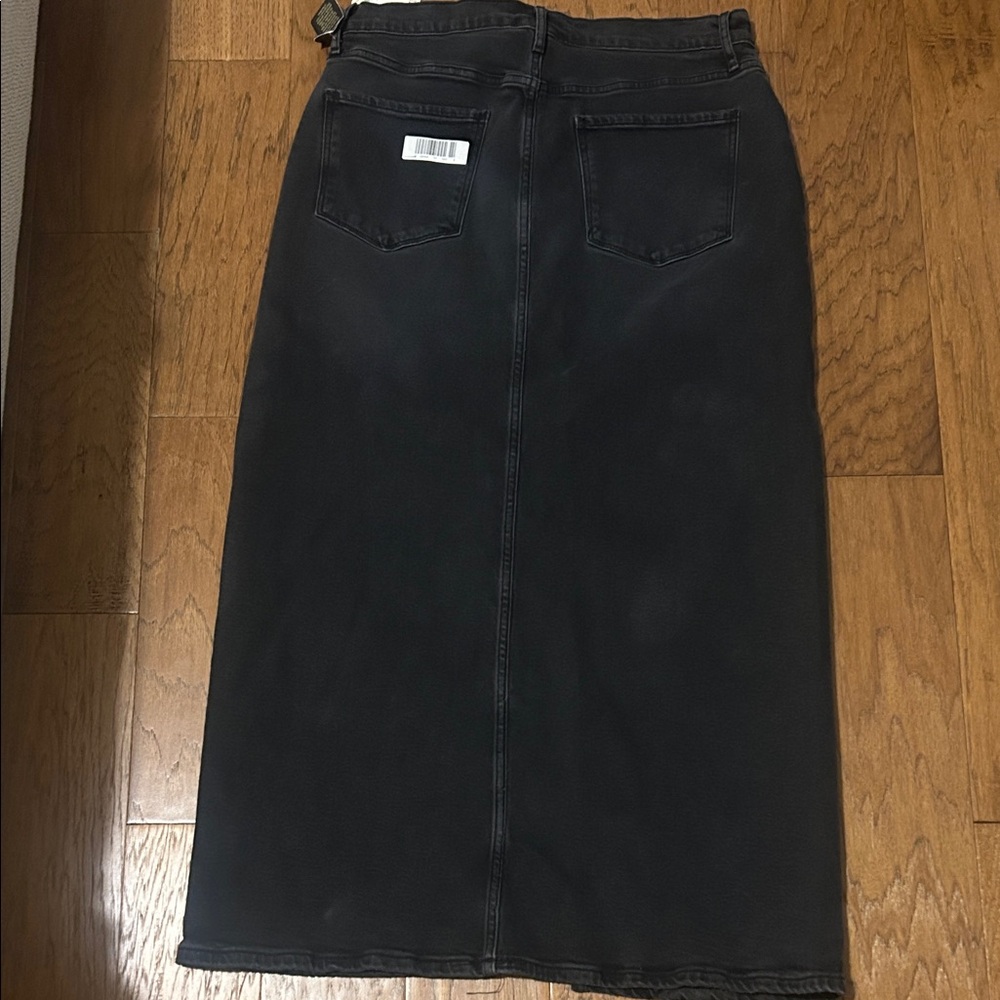 a.n.a Charcoal denim Maxi Skirt - Picture 4 of 5